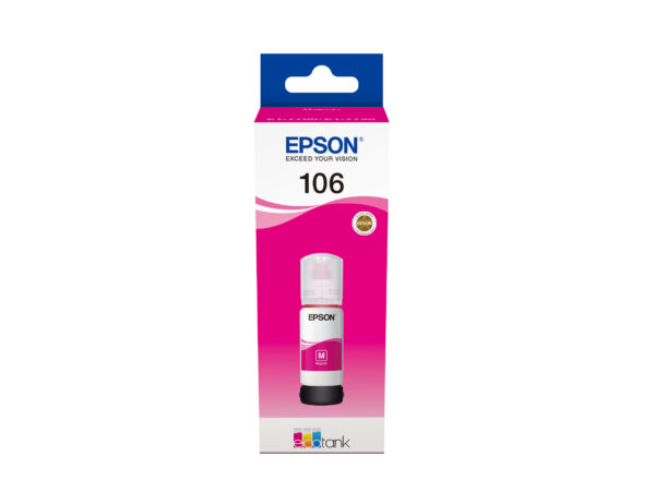 Epson 106 EcoTank Magenta ink bottle Epson 106 EcoTank Magenta ink bottle
