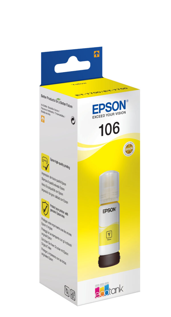 Epson 106 EcoTank Yellow ink bottle Epson 106 EcoTank Yellow ink bottle