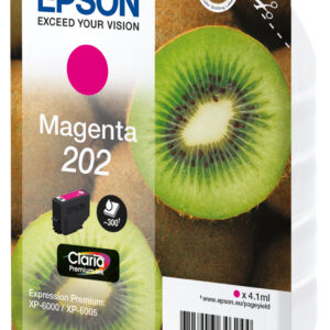 Epson Kiwi Singlepack Magenta 202 Claria Premium Ink