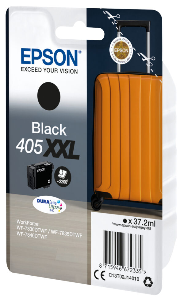 Epson 405XXL DURABrite Ultra Ink ink cartridge 1 pc(s) Original Extra Epson 405XXL DURABrite Ultra Ink ink cartridge 1 pc(s) Original Extra