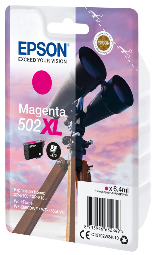 Epson Singlepack Magenta 502XL Ink Epson Singlepack Magenta 502XL Ink