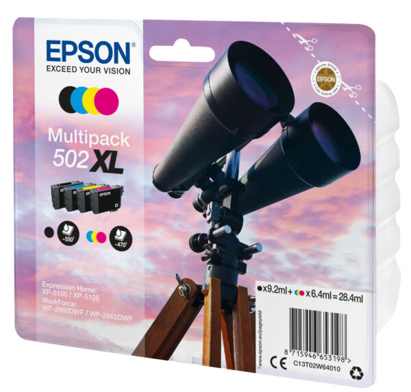 Epson Multipack 4-colours 502XL Ink Epson Multipack 4-colours 502XL Ink