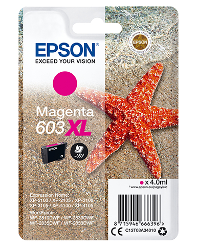 Epson C13T03A34010 ink cartridge 1 pc(s) Original High (XL) Yield