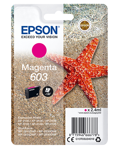 Epson C13T03U34010 ink cartridge 1 pc(s) Original Standard Yield