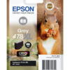 Epson Squirrel Singlepack Grey 478XL Claria Photo HD Ink Epson Squirrel Singlepack Grey 478XL Claria Photo HD Ink