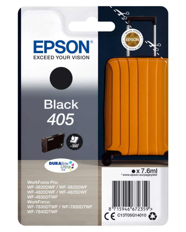 Epson 405 DURABrite Ultra Ink ink cartridge 1 pc(s) Original Standard Epson 405 DURABrite Ultra Ink ink cartridge 1 pc(s) Original Standard
