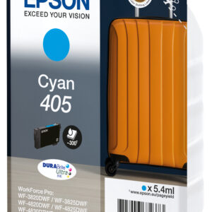 Epson Cyan 405 DURABrite Ultra Ink ink cartridge 1 pc(s) Original Epson Cyan 405 DURABrite Ultra Ink ink cartridge 1 pc(s) Original