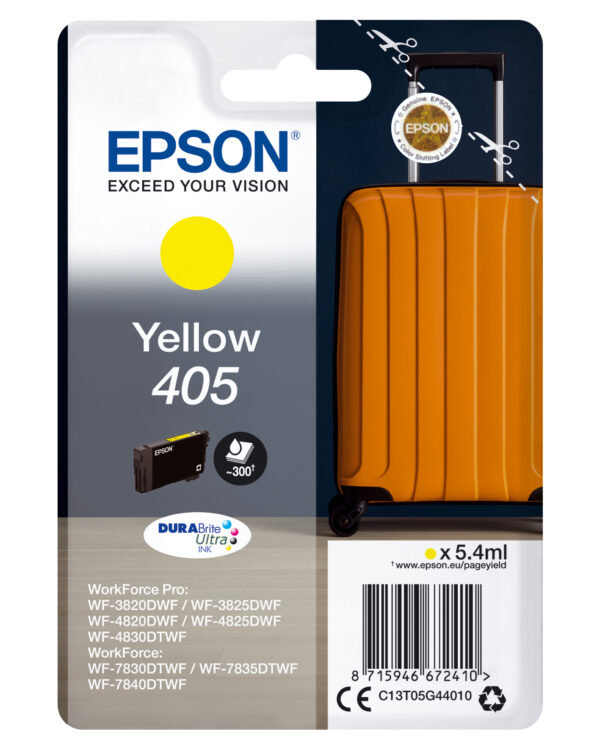 Epson 405 DURABrite Ultra Ink ink cartridge 1 pc(s) Original Standard Epson 405 DURABrite Ultra Ink ink cartridge 1 pc(s) Original Standard