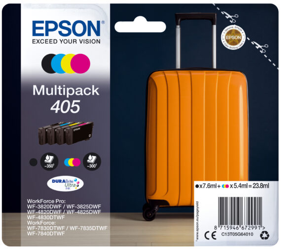 Epson 405 DURABrite Ultra Ink ink cartridge 1 pc(s) Original Standard Epson 405 DURABrite Ultra Ink ink cartridge 1 pc(s) Original Standard