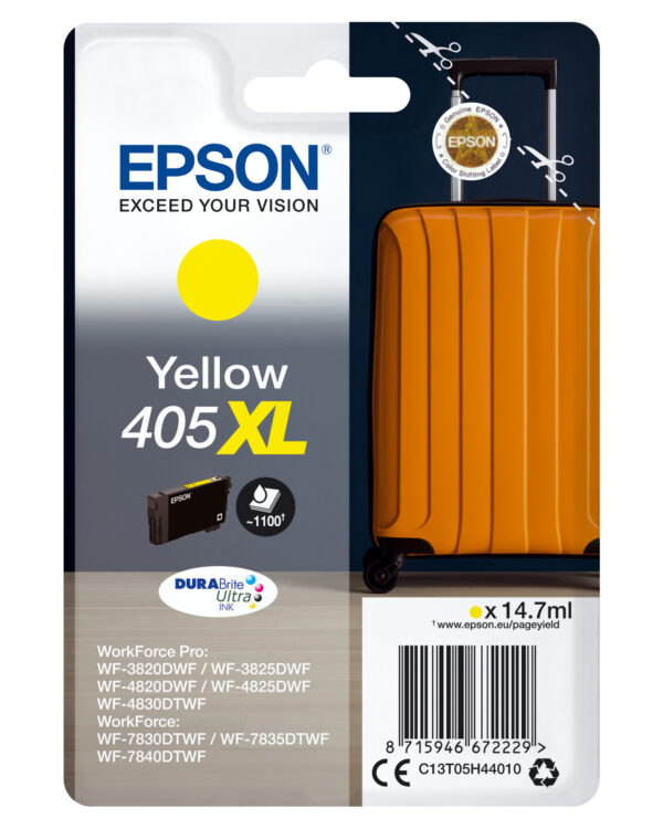 Epson 405XL DURABrite Ultra Ink ink cartridge 1 pc(s) Original High Epson 405XL DURABrite Ultra Ink ink cartridge 1 pc(s) Original High