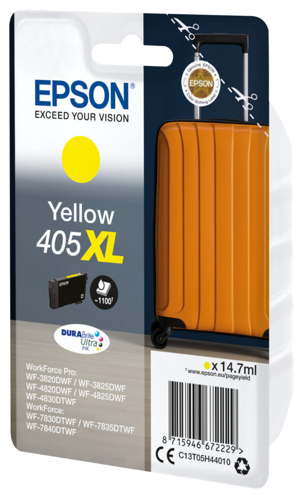 Epson 405XL DURABrite Ultra Ink ink cartridge 1 pc(s) Original High Epson 405XL DURABrite Ultra Ink ink cartridge 1 pc(s) Original High