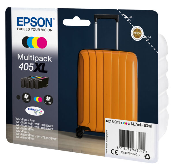 Epson 405XL DURABrite Ultra ink cartridge 1 pc(s) Original High (XL) Epson 405XL DURABrite Ultra ink cartridge 1 pc(s) Original High (XL)