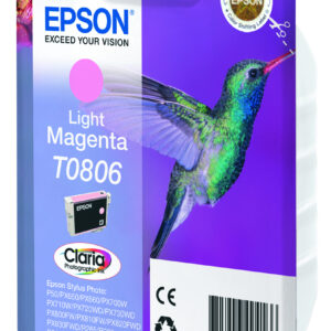 Epson Hummingbird Singlepack Light Magenta T0806 Claria Photographic Epson Hummingbird Singlepack Light Magenta T0806 Claria Photographic