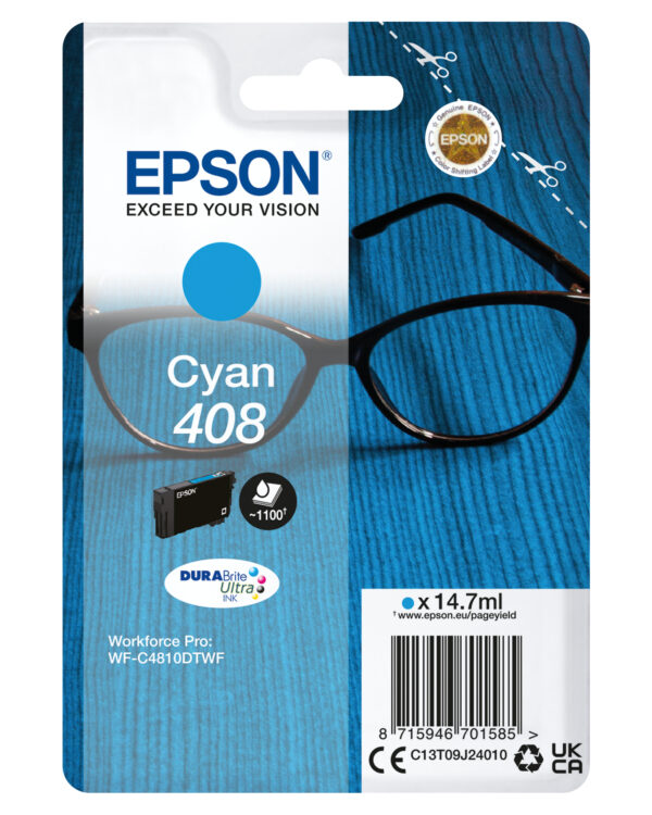 Epson C13T09J24010 ink cartridge 1 pc(s) Original Standard Yield Cyan Epson C13T09J24010 ink cartridge 1 pc(s) Original Standard Yield Cyan