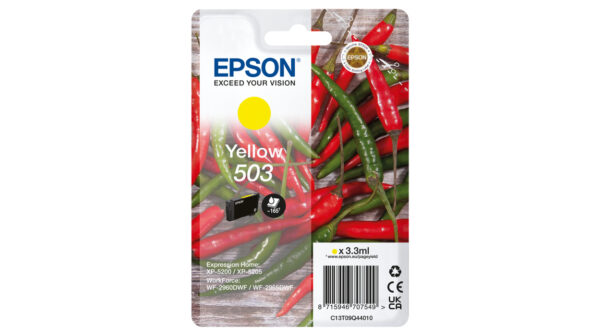 Epson 503 ink cartridge 1 pc(s) Original Standard Yield Yellow Epson 503 ink cartridge 1 pc(s) Original Standard Yield Yellow