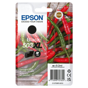Epson 503XL ink cartridge 1 pc(s) Original High (XL) Yield Black Epson 503XL ink cartridge 1 pc(s) Original High (XL) Yield Black