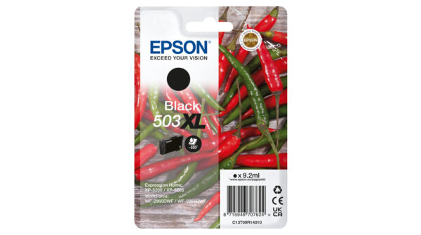 Epson 503XL ink cartridge 1 pc(s) Original High (XL) Yield Black Epson 503XL ink cartridge 1 pc(s) Original High (XL) Yield Black