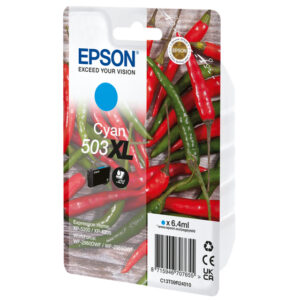 Epson 503XL ink cartridge 1 pc(s) Original High (XL) Yield Cyan Epson 503XL ink cartridge 1 pc(s) Original High (XL) Yield Cyan