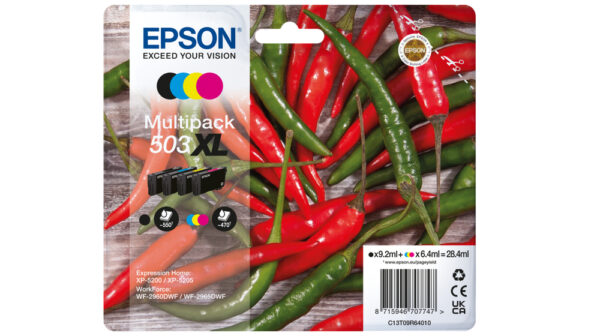 Epson 503XL ink cartridge 4 pc(s) Original High (XL) Yield Black, Epson 503XL ink cartridge 4 pc(s) Original High (XL) Yield Black,