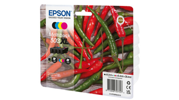 Epson 503XL ink cartridge 4 pc(s) Original High (XL) Yield Black, Epson 503XL ink cartridge 4 pc(s) Original High (XL) Yield Black,