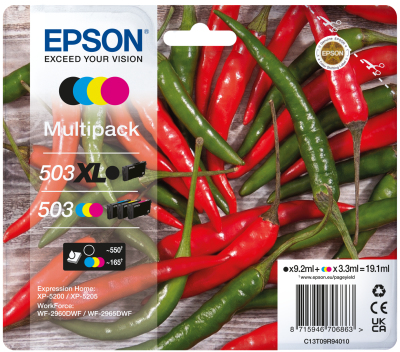 Epson C13T09R94010 ink cartridge 4 pc(s) Original High (XL) Yield Epson C13T09R94010 ink cartridge 4 pc(s) Original High (XL) Yield