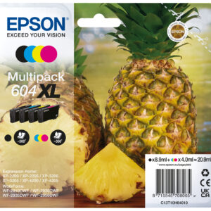 Epson 604XL ink cartridge 4 pc(s) Original High (XL) Yield Black, Epson 604XL ink cartridge 4 pc(s) Original High (XL) Yield Black,