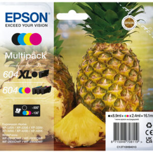 Epson 604XL ink cartridge 4 pc(s) Original High (XL) Yield Black, Epson 604XL ink cartridge 4 pc(s) Original High (XL) Yield Black,