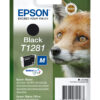 Epson Fox Singlepack Black T1281 DURABrite Ultra Ink