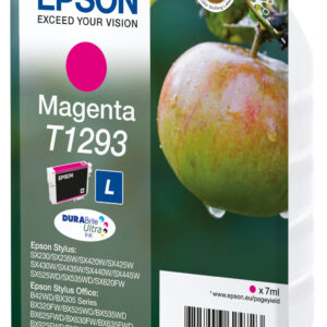 Epson Apple Singlepack Magenta T1293 DURABrite Ultra Ink Epson Apple Singlepack Magenta T1293 DURABrite Ultra Ink