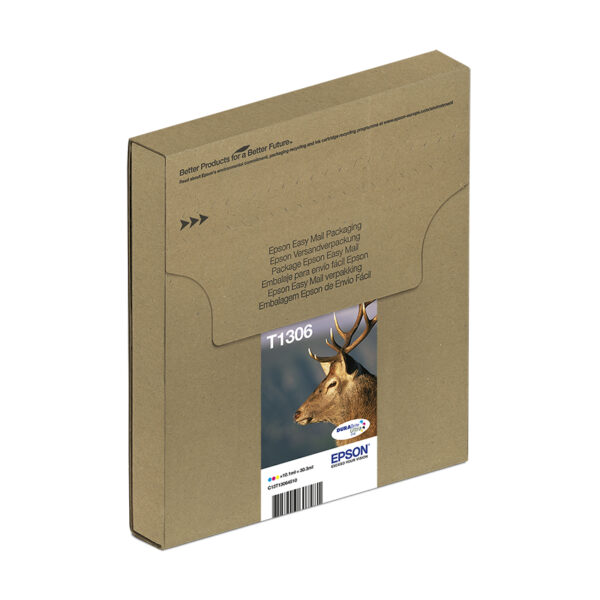 Epson Stag Multipack 3-colours T1306 DURABrite Ultra Ink EasyMail Epson Stag Multipack 3-colours T1306 DURABrite Ultra Ink EasyMail