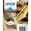 Epson Pen and crossword Singlepack Cyan 16 DURABrite Ultra Ink Epson Pen and crossword Singlepack Cyan 16 DURABrite Ultra Ink