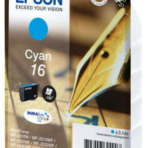 Epson Pen and crossword Singlepack Cyan 16 DURABrite Ultra Ink