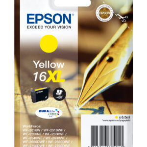 Epson Pen and crossword Singlepack Yellow 16XL DURABrite Ultra Ink