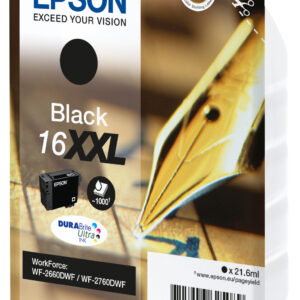 Epson Singlepack Black 16XXL DURABrite Ultra Ink