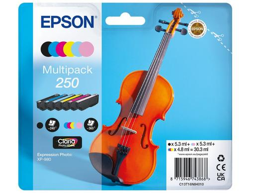 Epson 250 Violin Claria Photo HD ink cartridge 6 pc(s) Original