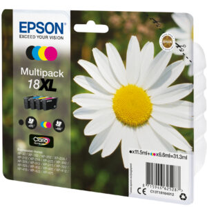 Epson Daisy Multipack 4-colours 18XL Claria Home Ink Epson Daisy Multipack 4-colours 18XL Claria Home Ink