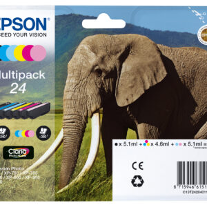 Epson Elephant Multipack 6-colours 24 Claria Photo HD Ink Epson Elephant Multipack 6-colours 24 Claria Photo HD Ink