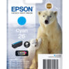 Epson Polar bear Singlepack Cyan 26 Claria Premium Ink Epson Polar bear Singlepack Cyan 26 Claria Premium Ink