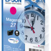 Epson Alarm clock Singlepack Magenta 27 DURABrite Ultra Ink Epson Alarm clock Singlepack Magenta 27 DURABrite Ultra Ink