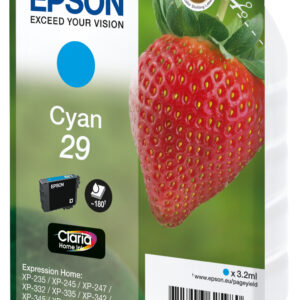 Epson Strawberry Singlepack Cyan 29 Claria Home Ink Epson Strawberry Singlepack Cyan 29 Claria Home Ink