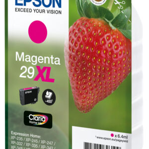 Epson Strawberry Singlepack Magenta 29XL Claria Home Ink Epson Strawberry Singlepack Magenta 29XL Claria Home Ink