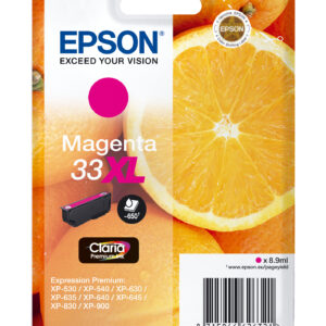 Epson Oranges Singlepack Magenta 33XL Claria Premium Ink