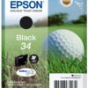 Epson Golf ball Singlepack Black 34 DURABrite Ultra Ink Epson Golf ball Singlepack Black 34 DURABrite Ultra Ink