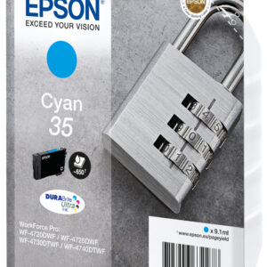 Epson Padlock Singlepack Cyan 35 DURABrite Ultra Ink
