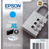 Epson Padlock Singlepack Cyan 35XL DURABrite Ultra Ink Epson Padlock Singlepack Cyan 35XL DURABrite Ultra Ink