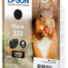 Epson Squirrel Singlepack Black 378 Claria Photo HD Ink Epson Squirrel Singlepack Black 378 Claria Photo HD Ink