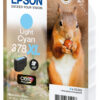Epson Squirrel Singlepack Light Cyan 378XL Claria Photo HD Ink Epson Squirrel Singlepack Light Cyan 378XL Claria Photo HD Ink