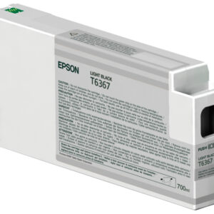 Epson Singlepack Light Black T636700 UltraChrome HDR 700 ml