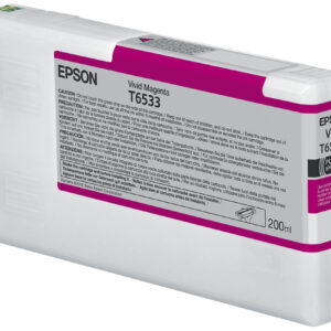 Epson T6533 Vivid Magenta Ink Cartridge (200ml) Epson T6533 Vivid Magenta Ink Cartridge (200ml)