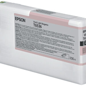 Epson T6536 Vivid Light Magenta Ink Cartridge (200ml) Epson T6536 Vivid Light Magenta Ink Cartridge (200ml)